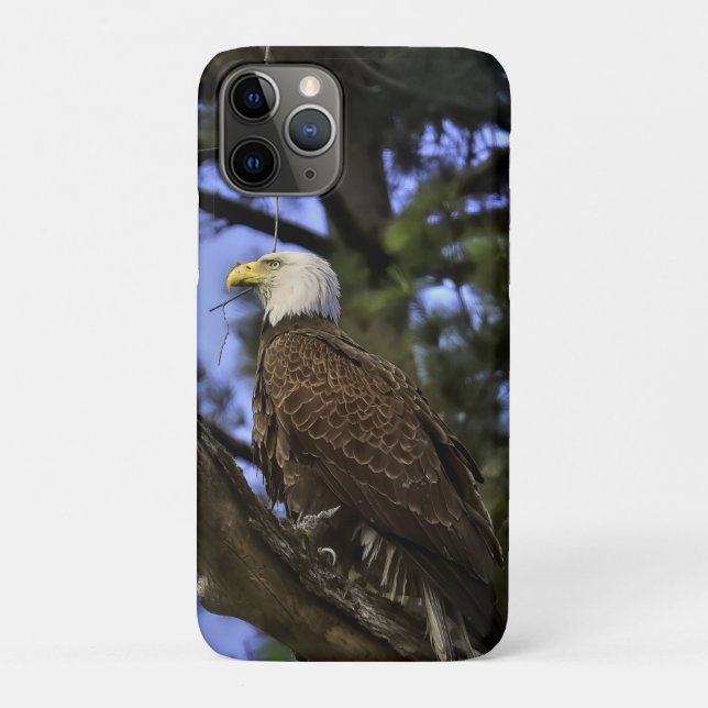 Funda De Case-Mate Para iPhone Mature Bald Eagle (Reverso)