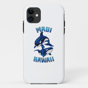 Funda Para iPhone 11 Maui Hawaii Vacaciones Orcas Tribales