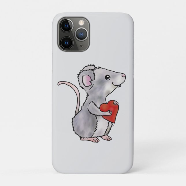 Funda De Case-Mate Para iPhone Maus mit Herz  (Reverso)