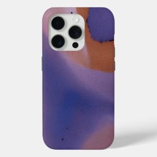 Funda Para iPhone 15 Pro “Mauve Mirage Flow” – Rosa Azul Melocotón Abstra