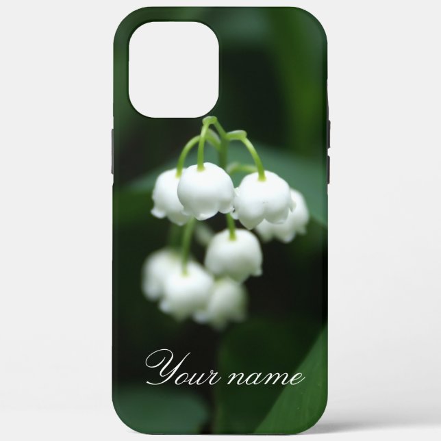 Funda De Case-Mate Para iPhone Mayo de lirios blancos (Reverso )