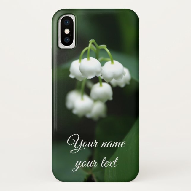 Funda De Case-Mate Para iPhone Mayo de lirios blancos (Reverso)