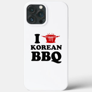 Funda Para iPhone 13 Pro Max Me encanta el BBQ coreano (고기구이)