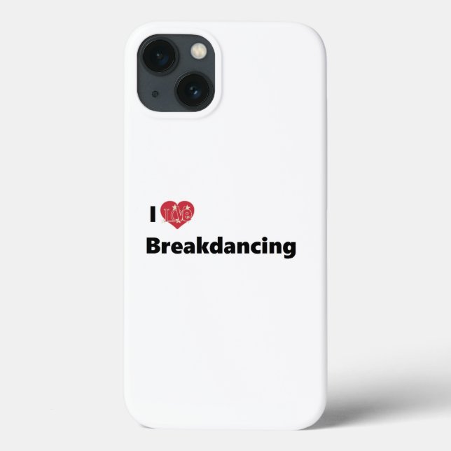 Funda De Case-Mate Para iPhone Me encanta el breakdance (Reverso)