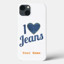 Me encanta el diseño de moda de jeans vintage con 