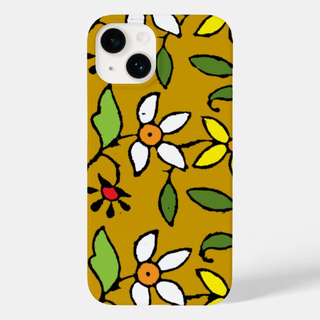 Funda De Case-Mate Para iPhone Me encanta el estuche para iPhone de Batik (Reverso )