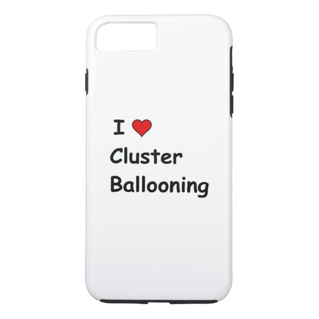 Funda De Case-Mate Para iPhone Me encanta el globo (Reverso)