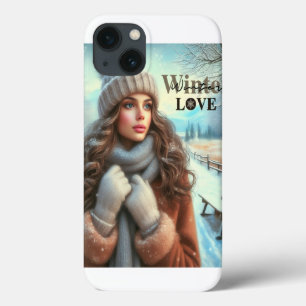 Funda Para iPhone 13 Me encanta el invierno