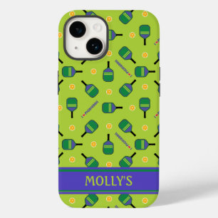 Funda Para iPhone 14 De Case-Mate Me encanta el Iphone verde Pickleball 14
