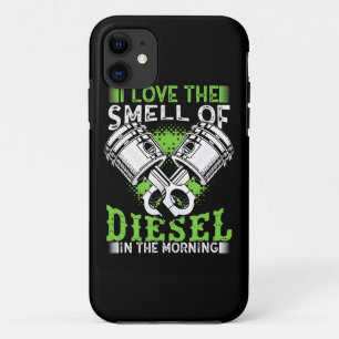 Funda Para iPhone 11 Me Encanta El Olor Del Diesel En El Regalo De La M