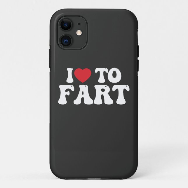 Funda De Case-Mate Para iPhone Me Encanta Fart Groovy (Reverso)