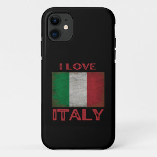 FUNDA PARA iPhone 11 ME ENCANTA ITALIA, ITALIA FLAG