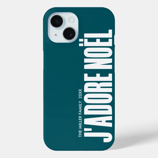 Funda De Case-Mate Para iPhone Me encanta la Navidad! (Reverso )