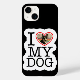 Funda Para iPhone 14 De Case-Mate Me Encanta Mi Perro Personalizado