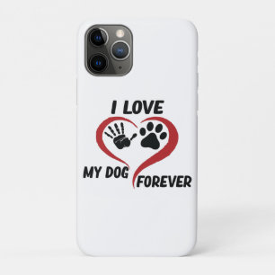 Funda Para iPhone 11 Pro Me encanta mi perro tirando almohada