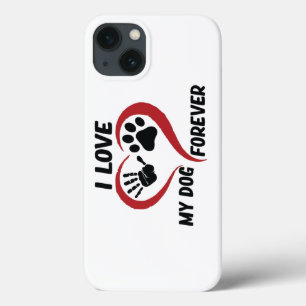 Funda Para iPhone 13 Me encanta mi perro tirando almohada