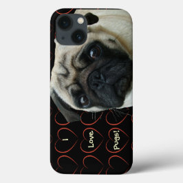 Funda Para iPhone 13 Me encantan las jarras con el corazón