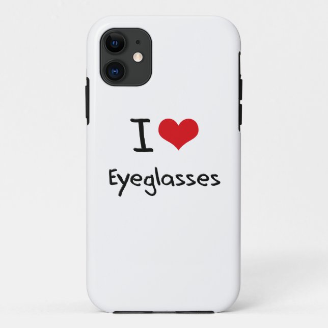 Funda De Case-Mate Para iPhone Me encantan los anteojos (Reverso)