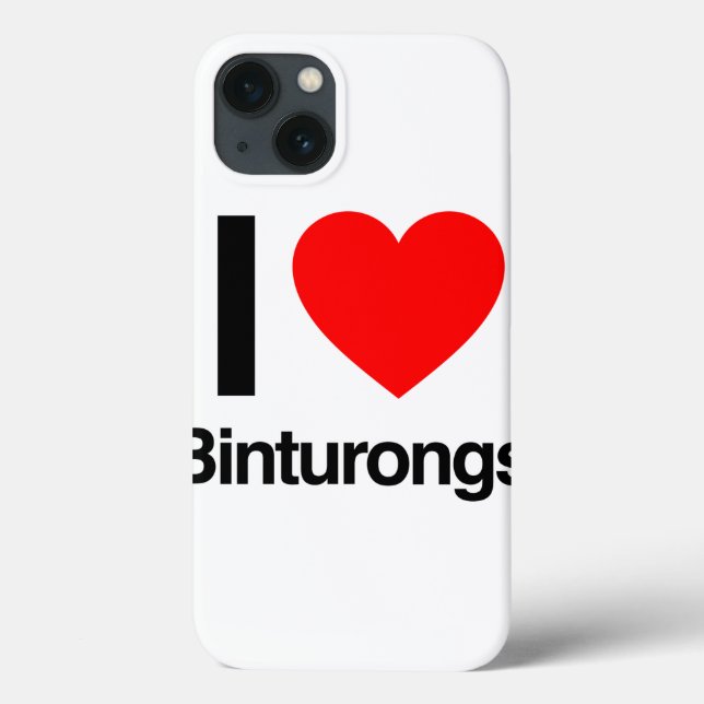 Funda De Case-Mate Para iPhone me encantan los binturongs (Reverso)
