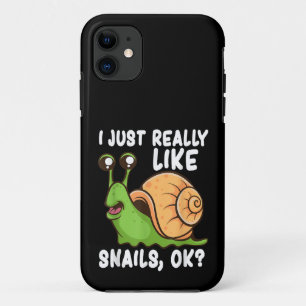 Funda Para iPhone 11 Me Encantan Los Caracoles, Vale Amante De Los Cara