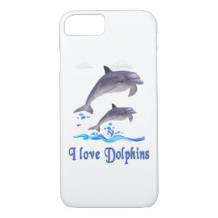 Funda Para iPhone 8/7 Me encantan los delfines