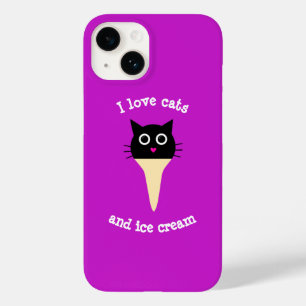 Funda Para iPhone 14 De Case-Mate Me encantan los gatos y el estuche para iPhone de 