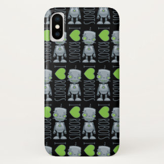 Funda Para iPhone X Me encantan los robots