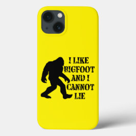 Funda Para iPhone 13 Me gusta Bigfoot y no puedo Mentir