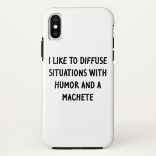 Funda Para iPhone X Me gusta difuminar situaciones