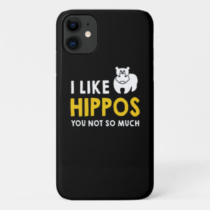 Funda Para iPhone 11 Me Gusta Hippos Que No Tantas Regalos De Vestiment
