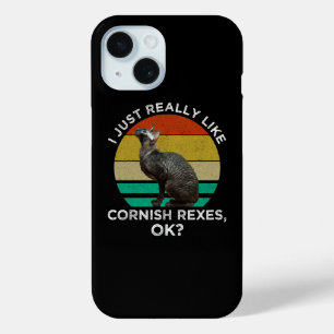 Funda Para iPhone 15 Me Gustan Mucho Los Cornish Rex, ¡OK?