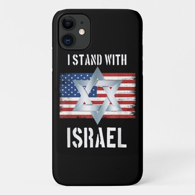 Funda De Case-Mate Para iPhone me mantengo con israel (Reverso)