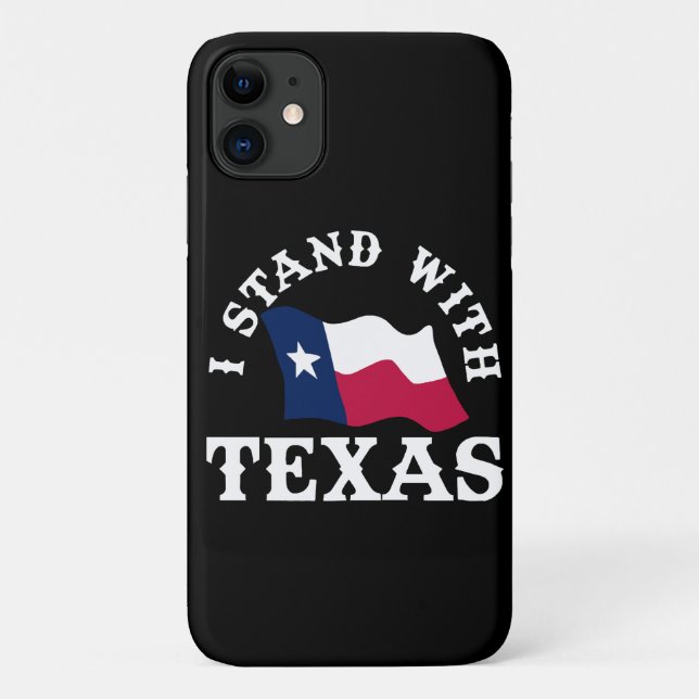 Funda De Case-Mate Para iPhone Me mantengo con Texas (Reverso)