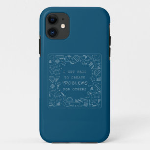 Funda Para iPhone 11 Me Pagan Para Crear Problemas Divertidos Maestros 