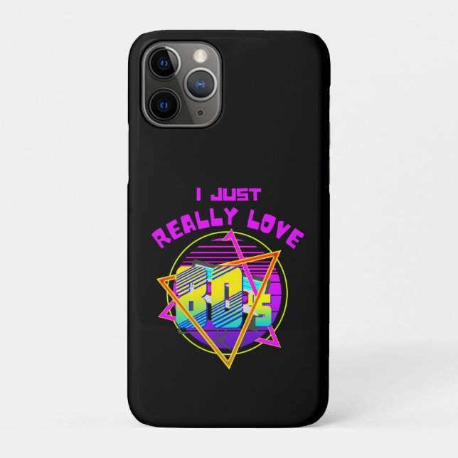 FUNDA DE Case-Mate PARA iPhone ME SÓLO REALMENTE AMO LOS 80 (Reverso)