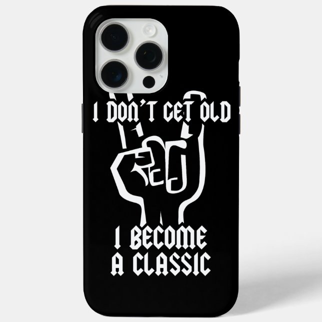 Funda De Case-Mate Para iPhone Me vuelvo un clásico (Reverso )