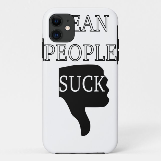 Funda De Case-Mate Para iPhone Mean People Suck (Reverso)