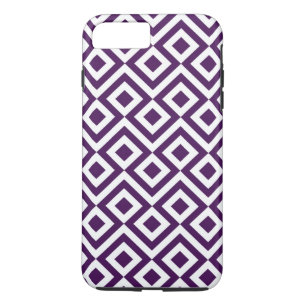 Funda Para iPhone 8 Plus/7 Plus Meander real morado y blanco