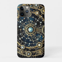 Funda Para iPhone 11 Pro Mecanismo celeste Arte cósmico