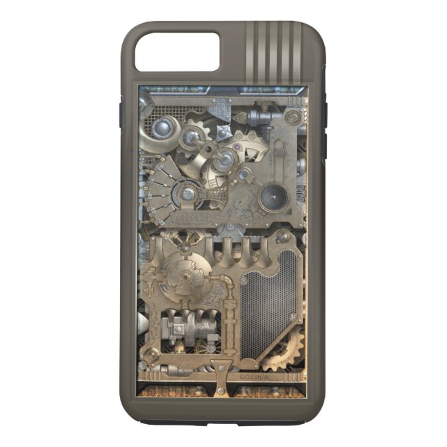 Funda De Case-Mate Para iPhone Mecanismo de Steampunk (Reverso)