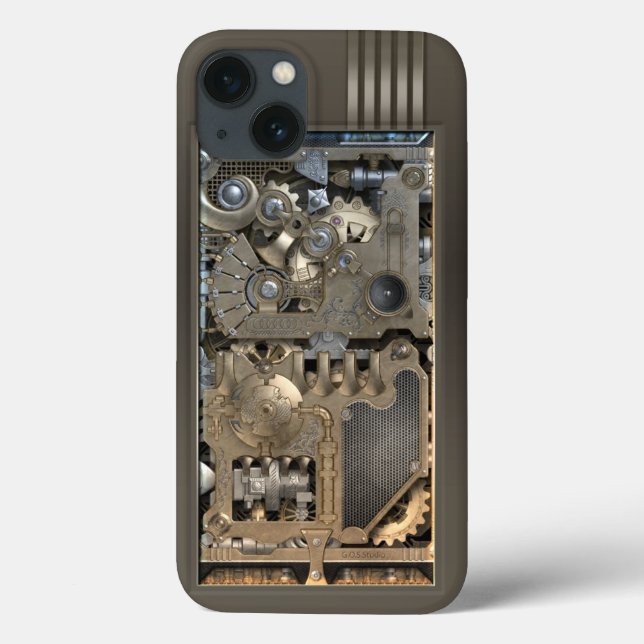 Funda De Case-Mate Para iPhone Mecanismo Steampunk. (Reverso)