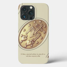 Funda Para iPhone 13 Pro medalla milagrosa