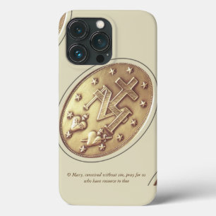 Funda Para iPhone 13 Pro medalla milagrosa