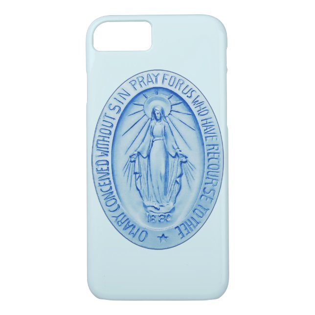 Funda De Case-Mate Para iPhone Medalla milagrosa (Reverso)