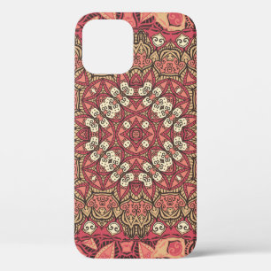 Funda Para iPhone 12 Medallón indio, adorno étnico boho