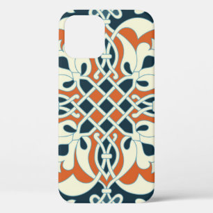 Funda Para iPhone 12 Medallón Vintage: Colorido patrón sin foco