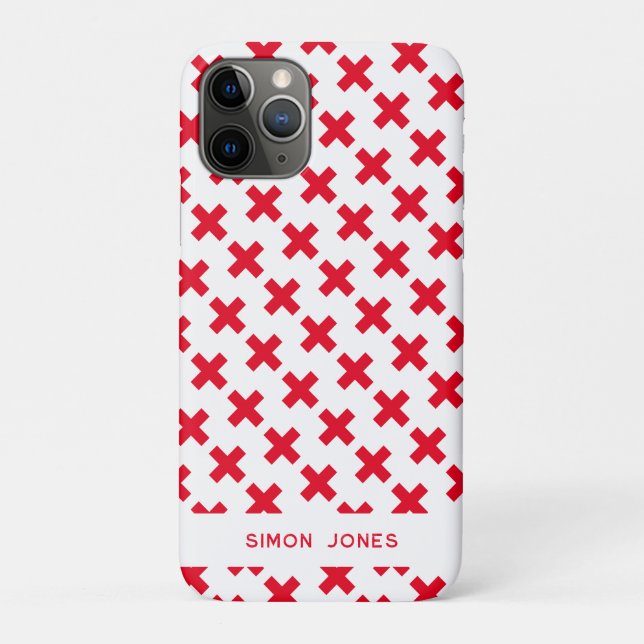 Funda De Case-Mate Para iPhone Médica estudiantil de medicina con nombre (Reverso)