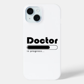 Funda Para iPhone 15 Médico En Progreso Divertida Barra De Carga De Fac