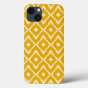 Funda Para iPhone 13 Medina dorada: Geometría marroquí amarilla y andal