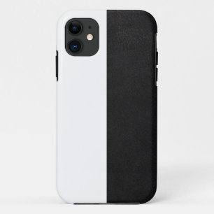 Funda Para iPhone 11 medio blanco medio negro barquillo de baño bandana